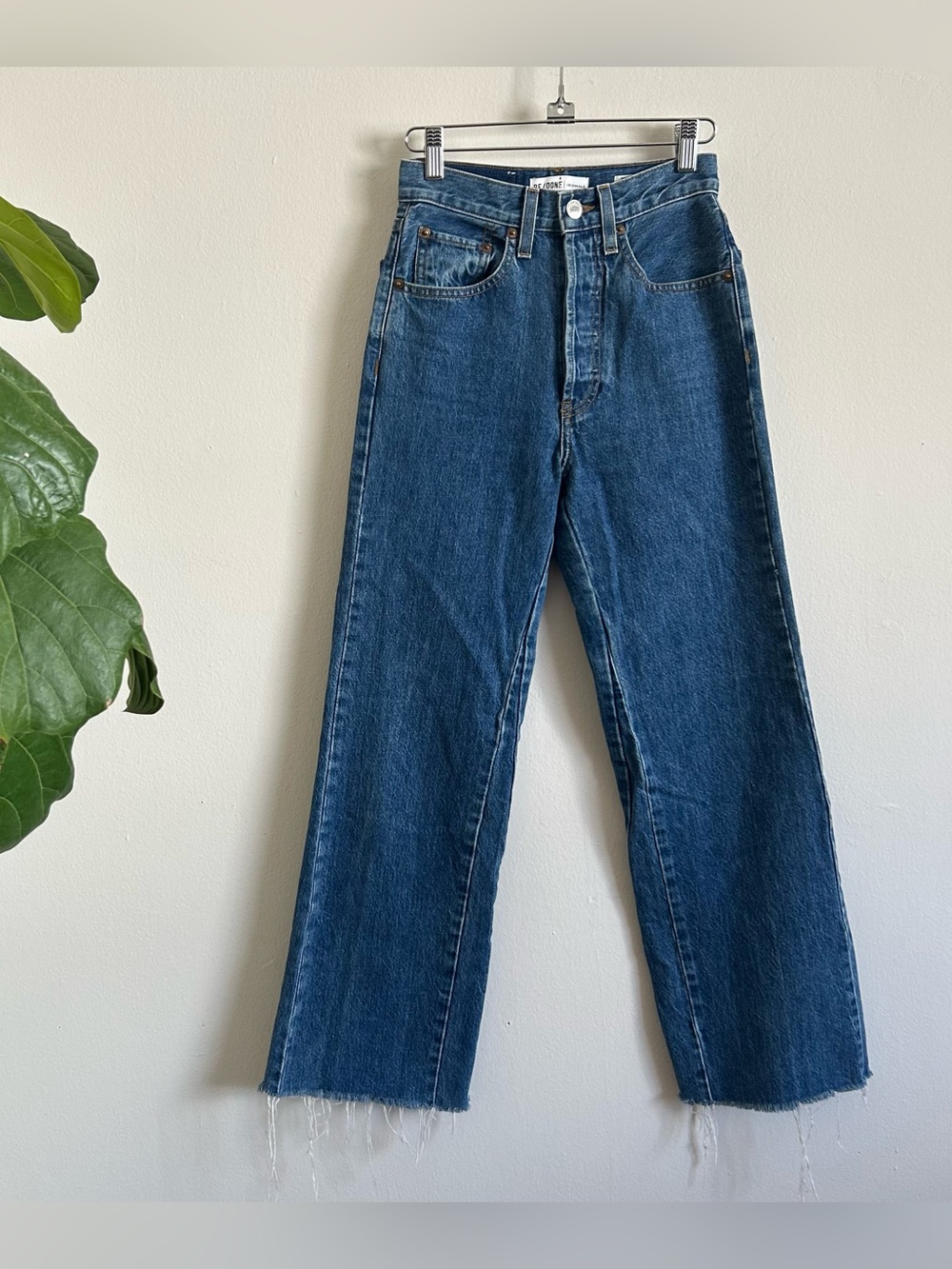 Re/Done High Rise Flared Jeans - Picture 3 of 10